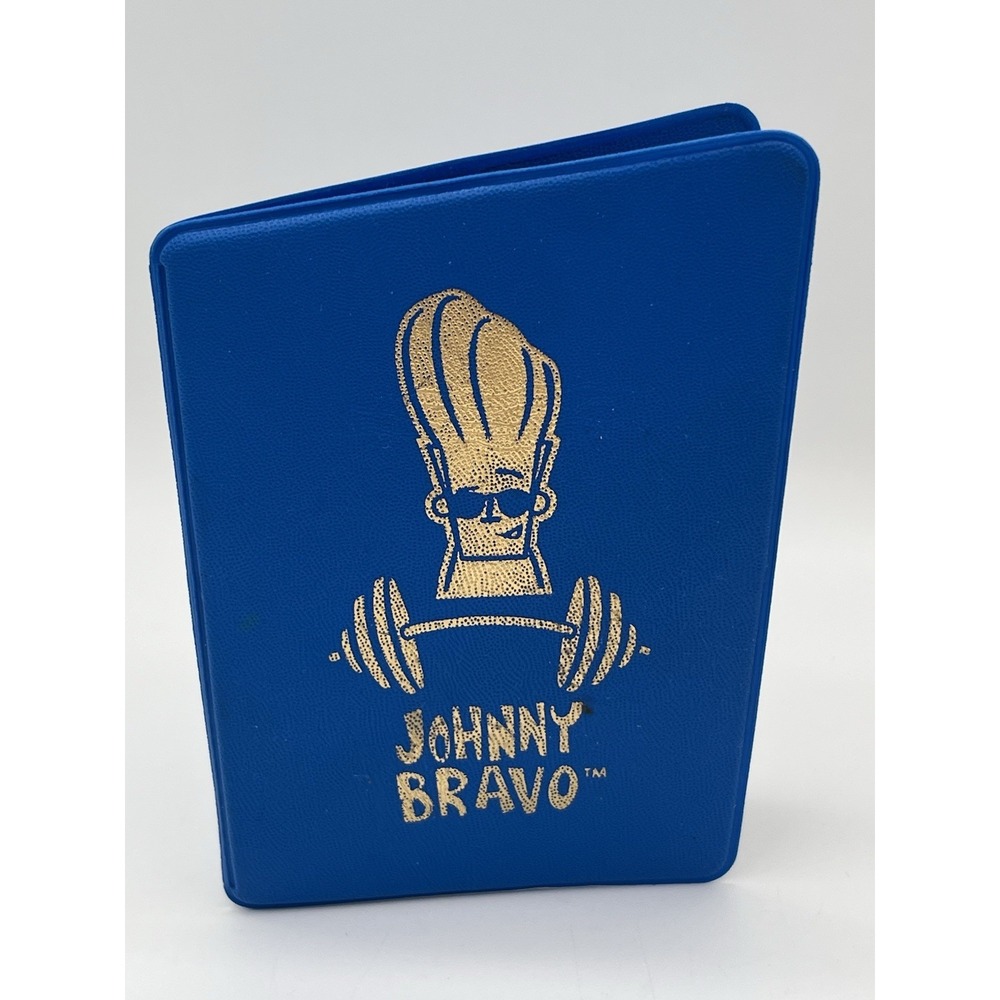 Vintage 1999 Cartoon Network Wendys Kids Meal Toy Johnny Bravo Wallet With Card